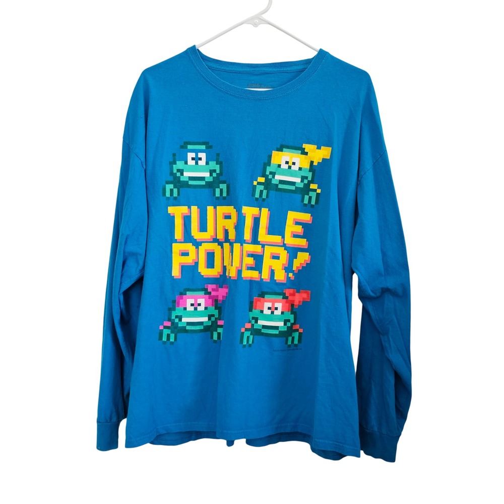 Teenage Mutant‎ Ninja Turtles Pixelated Long Sleeve T Shirt XL Loot Exclusive